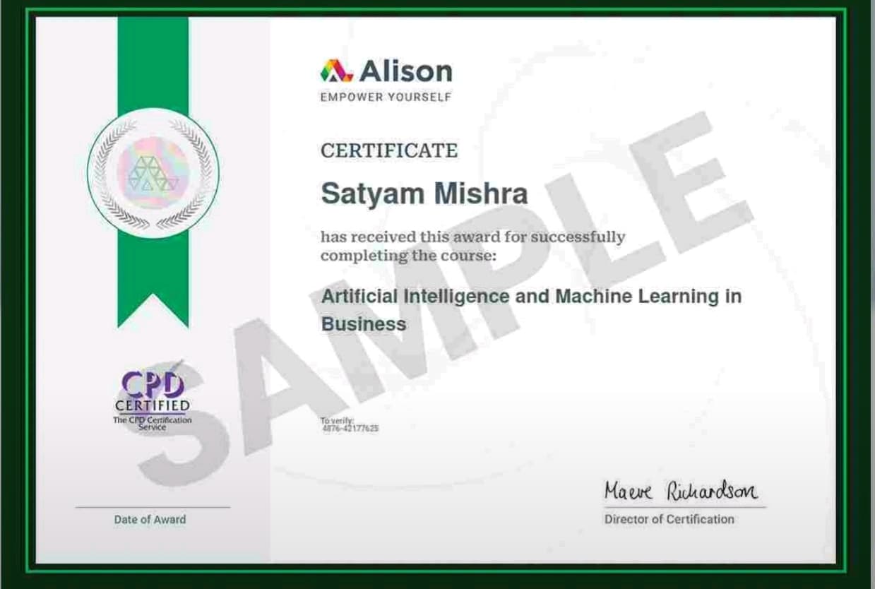 Artificial Intelligence & Machine Learning in Business